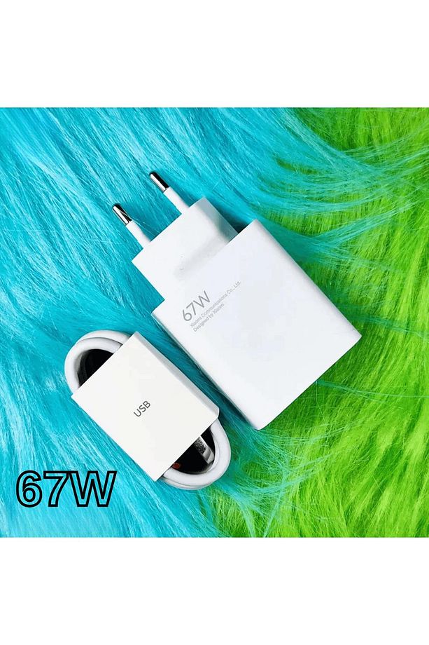 67 Watt Hızlı Çift Turbo Şarj Seti (Type-A) Xiaomi OPPO POCO Android Uyumlu İthalatcı Garantili - 2