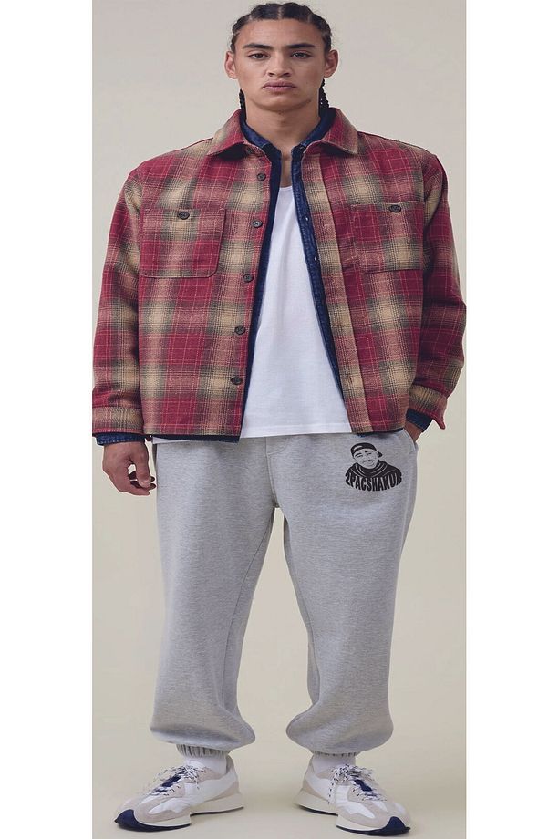MOVIE ACTOR Unisex 2ip Örme Kumaş Eşofman Alt - 6