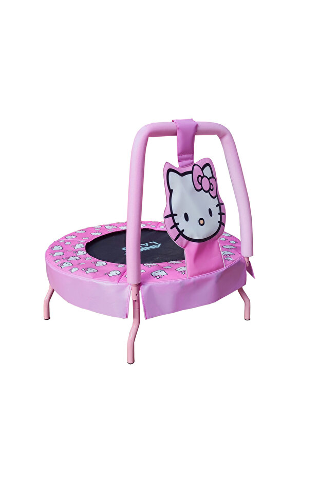 90 cm Tutamaklı Hello Kitty Trambolin - 1
