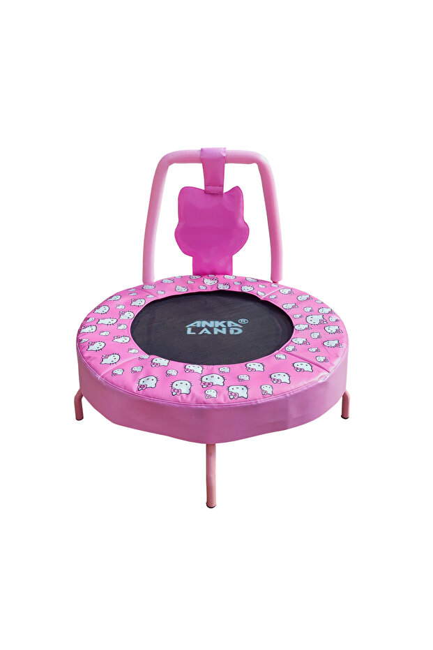90 cm Tutamaklı Hello Kitty Trambolin - 4