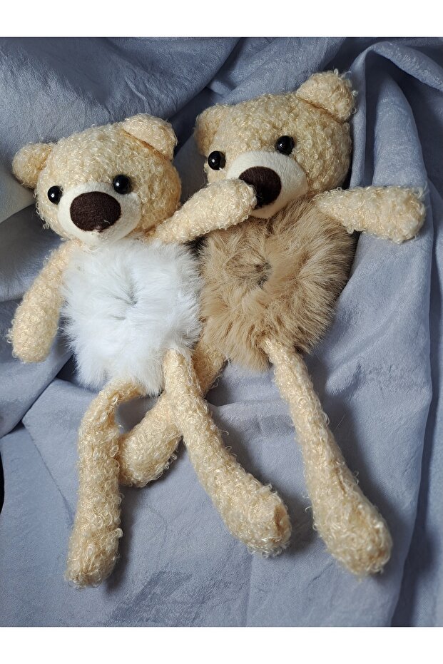 Cataramă elastică de pluș cu ursuleț - 1