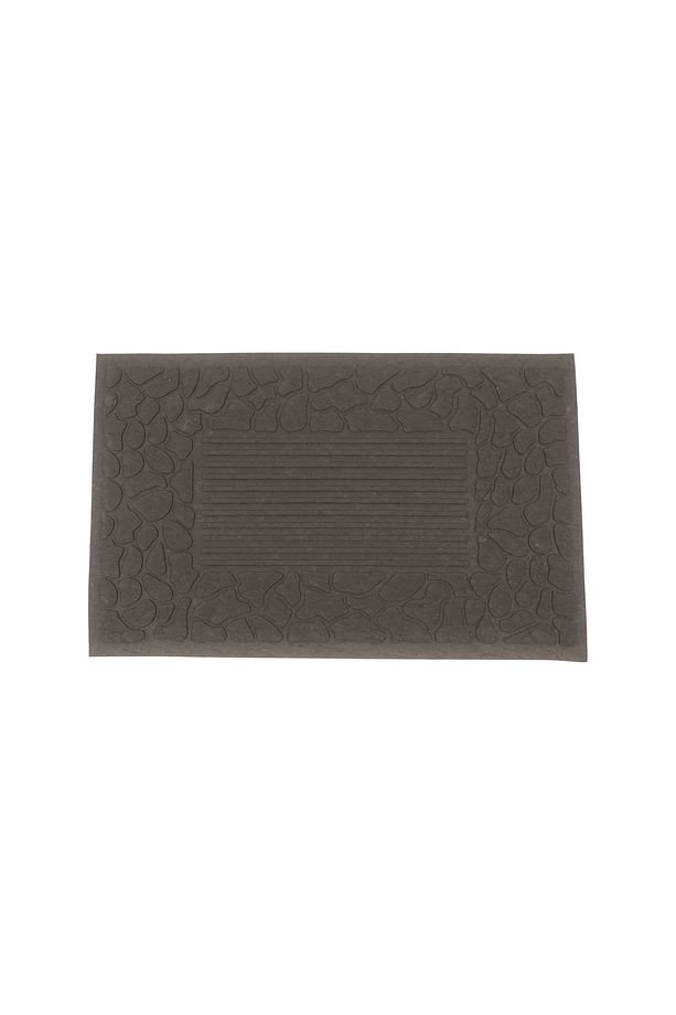 Taş Desenli Paspas, Lastik Paspas, Kapı Önü Paspası, Paspas, 43*68 - 2