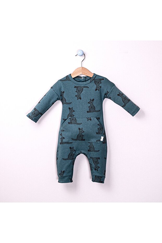 Pamuklu Baskılı Tulum - 2