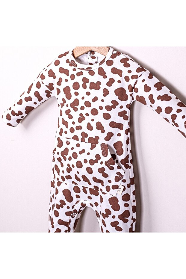 Pamuklu Baskılı Tulum - 1