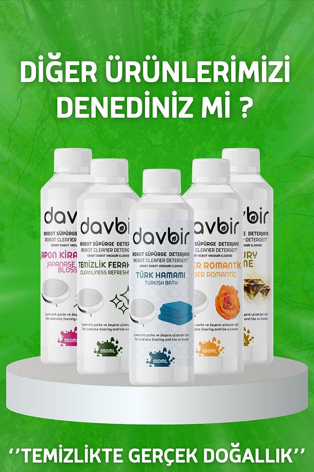 Yağmur Ormanı Kokulu Akıllı Robot Süpürge Deterjanı, Sprey Mop Deterjanı, Yüzey Temizleyici 550ml - 7