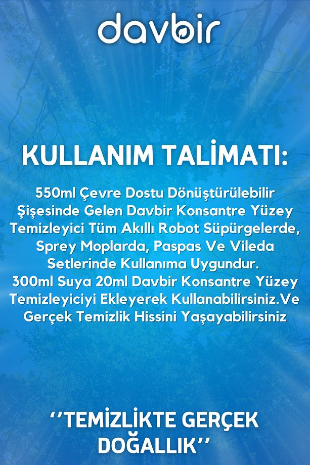 Okyanus Kokulu Akıllı Robot Süpürge Deterjanı, Sprey Mop Deterjanı, Yüzey Temizleyici 550ml - 6