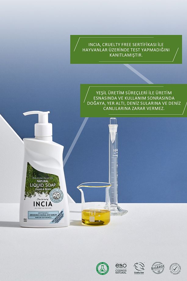 %100 Doğal Sıvı Kastil Sabunu Arındırıcı Zeytinyağlı 10 Bitkisel Değerli Yağ Vegan 250 ml - 7