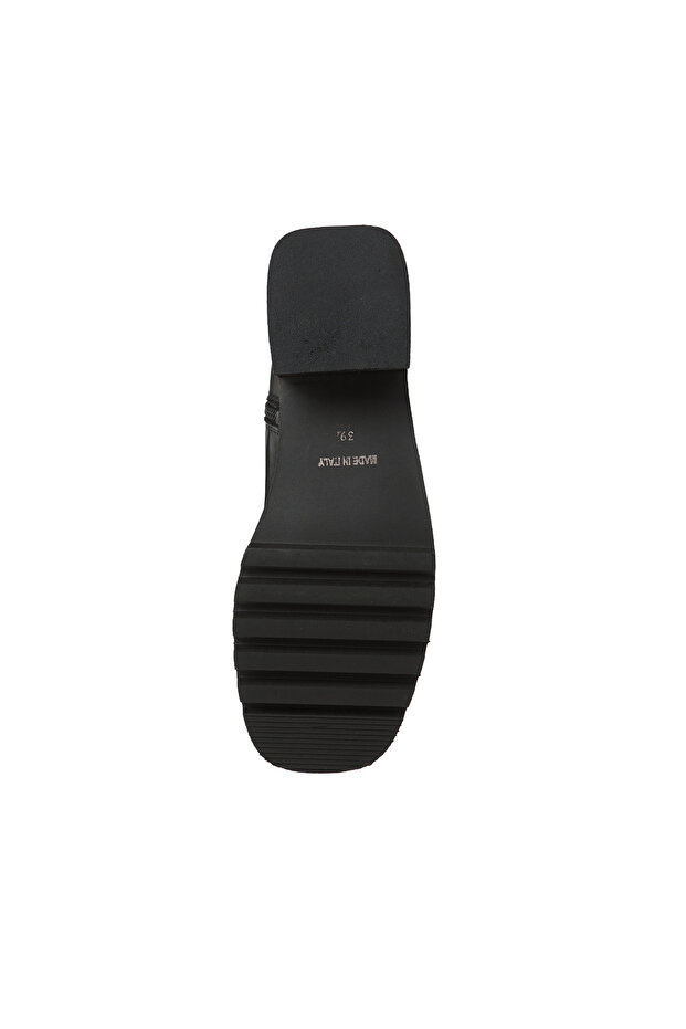 Siyah Kadın Deri Çizme - 5