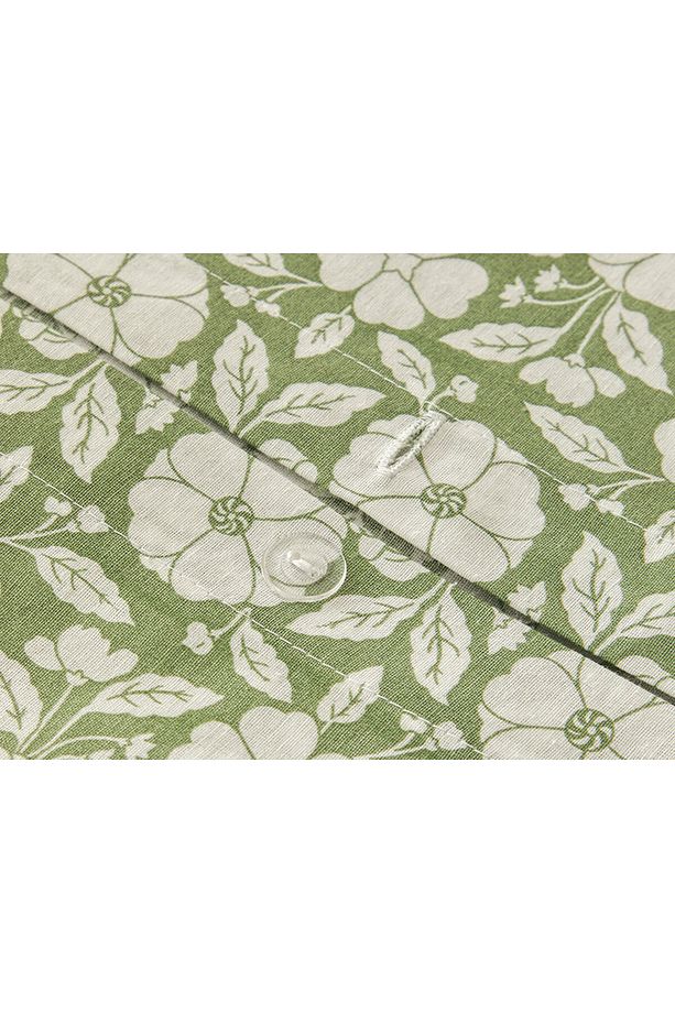 Parterre Kolay Ütülenir Çift Kişilik Nevresim Takımı 200x220 Cm Açık Yeşil - 6