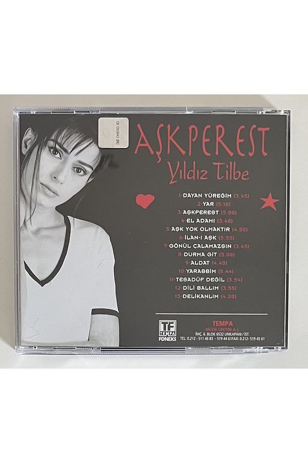 Yıldız Tilbe Aşkperest Cd Dayan Yüreğim, Delikanlım, Aşkperest (Orjinal Dönem Baskı) - 2