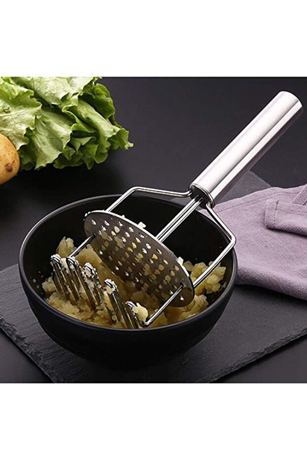 Paslanmaz Çelik Çift Katmanlı Patates Ezeceği - 2