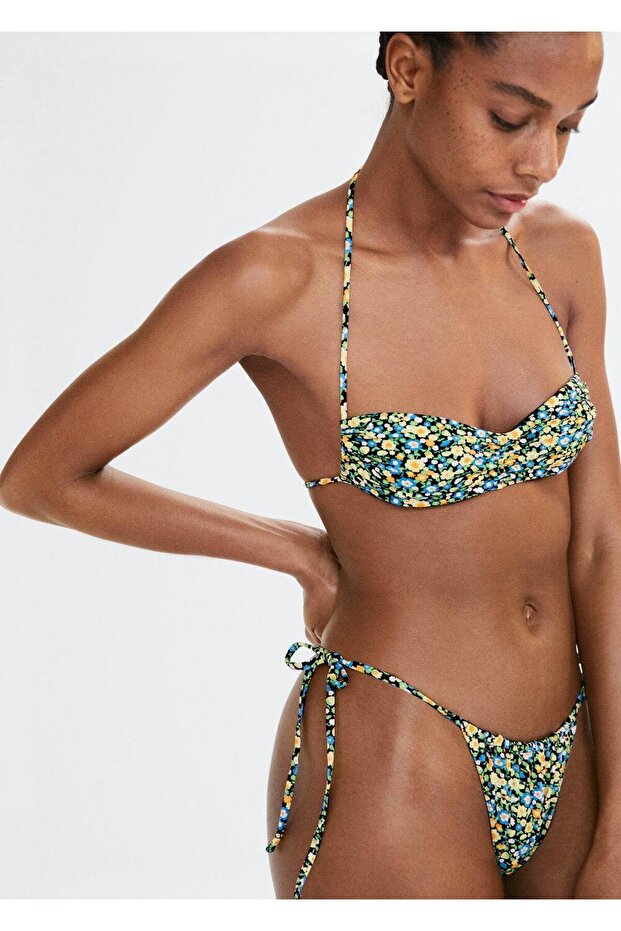 Çiçekli Bikini Altı - 7