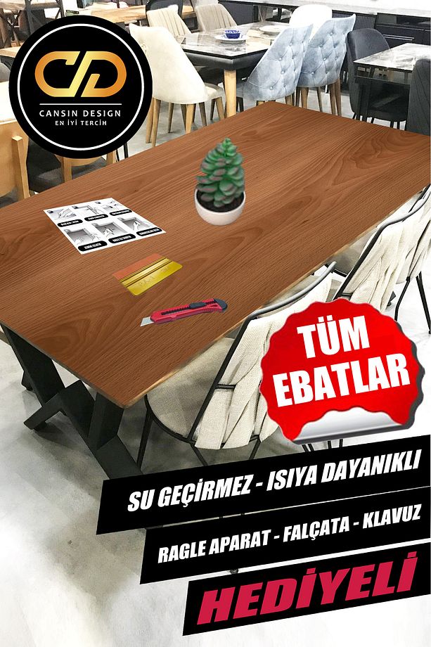 Kendinden Yapışkanlı Ahşap Folyo. Tezgah, Dolap ve Masa Kaplama Folyosu - 3