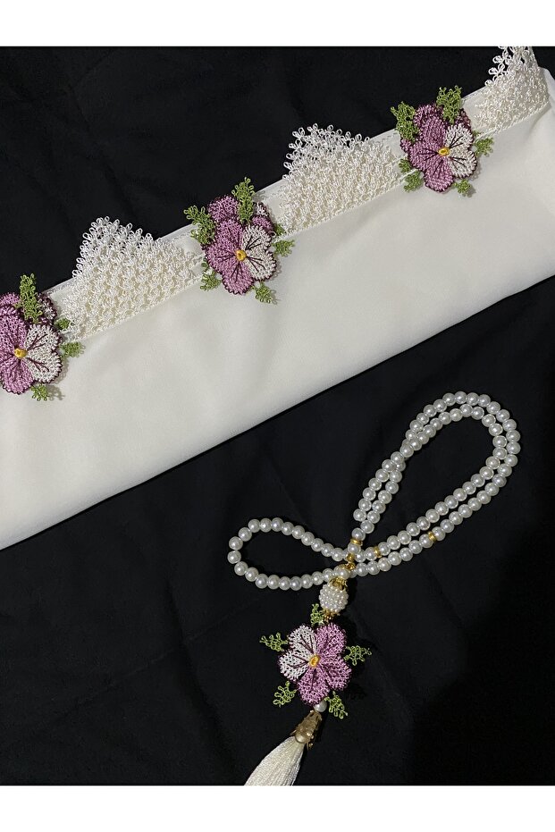 İğne oyası namaz başörtüsü - 2