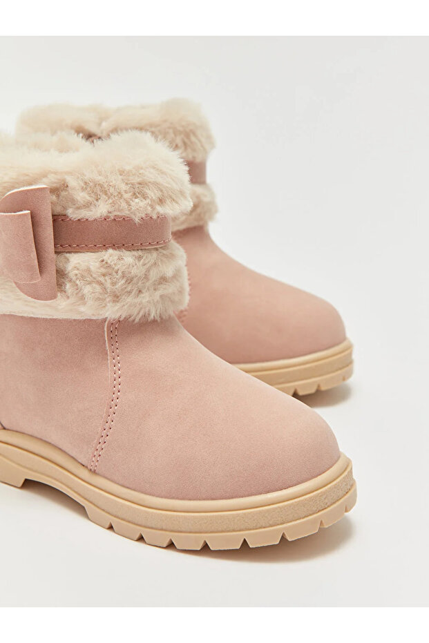 LCW STEPS Fermuarlı Kürk Detaylı Kız Bebek Bot - 3