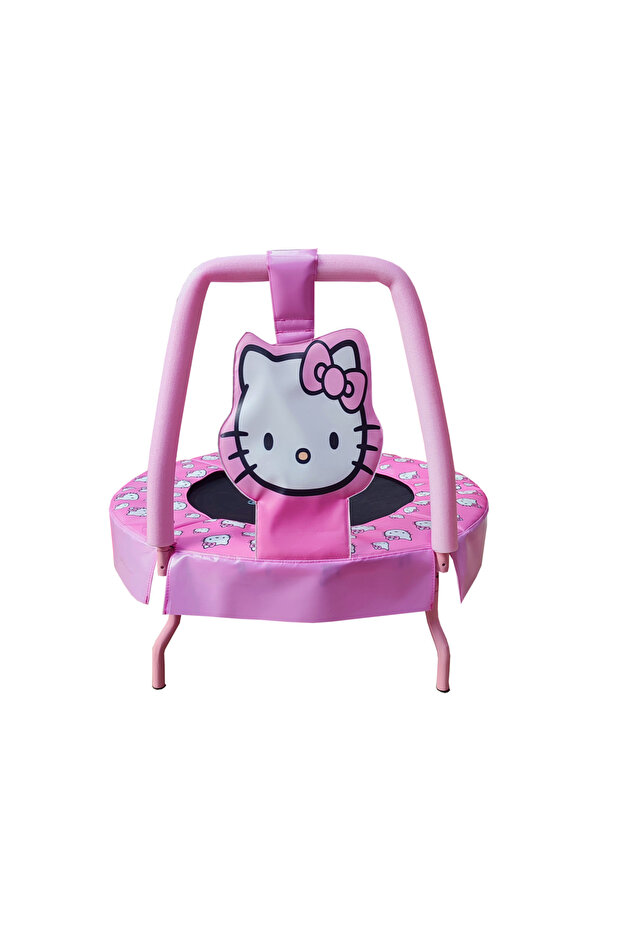 90 cm Tutamaklı Hello Kitty Trambolin - 3