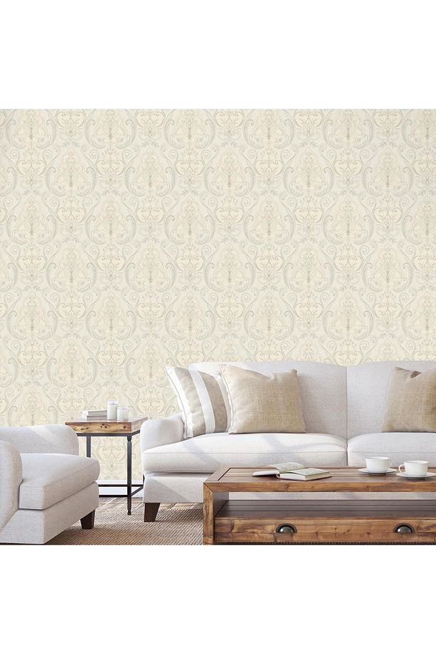 Tropicano Renkli Damask Desen Duvar Kağıdı 9901-2: Krem | Ce, Iso 9001, Iso 10002, Iso 14001 - 6