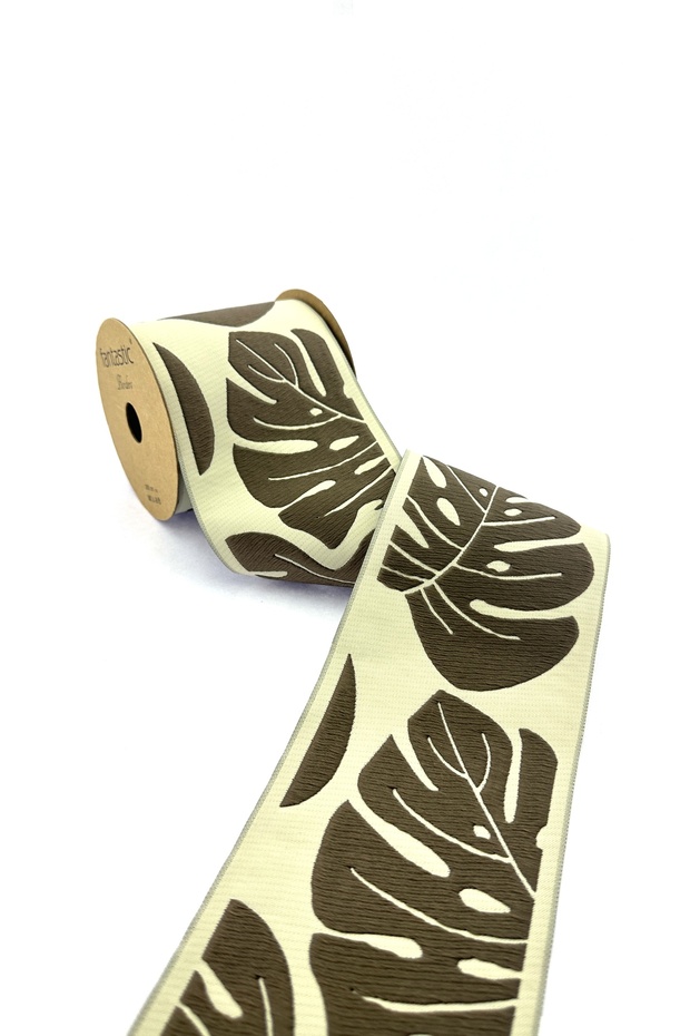 LEAF PATTERNED WOVEN BORDER (10 CM. WIDTH - 3.5 MT. LENGTH) - 1