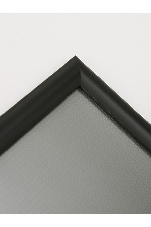 Alüminyum Çerçeve Açılır Kapanır Gönye Köşe 25mm A4 (21x30) Siyah - 2