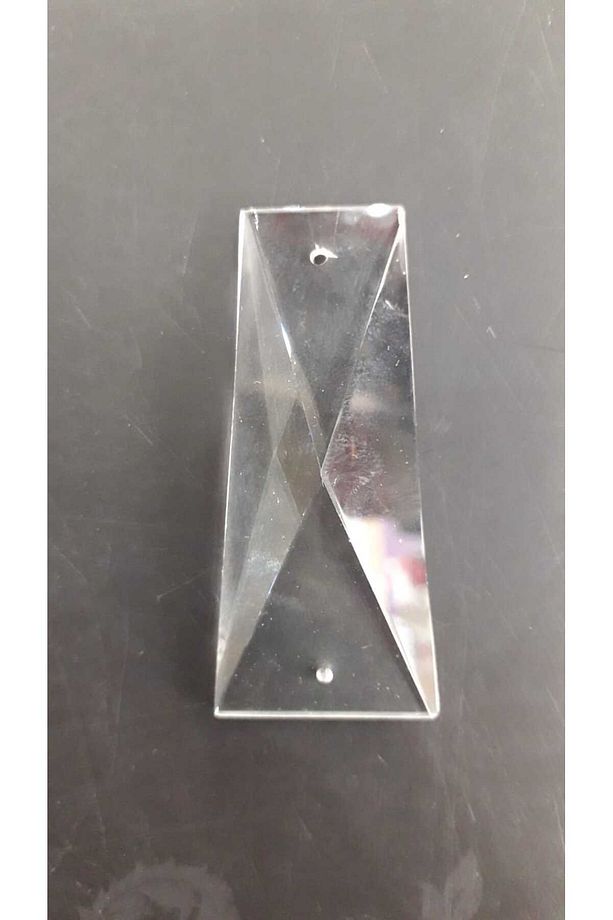 Şeffaf Kristal Kelebek Avize Taşı 5 Adet(BOY 5,7 CM-ENİ 2,5 CM) - 3