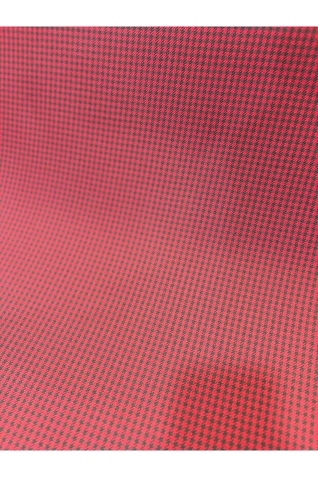 Crowbar Patterned Sofa Fabric (Red)