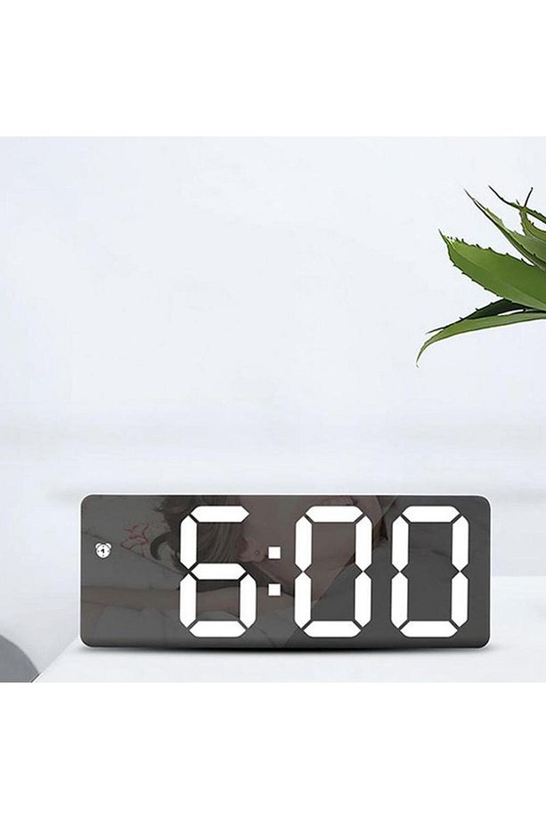 Led Dijital Masa Saati Alarm Termometre Tarih Masaüstü Saat - 1