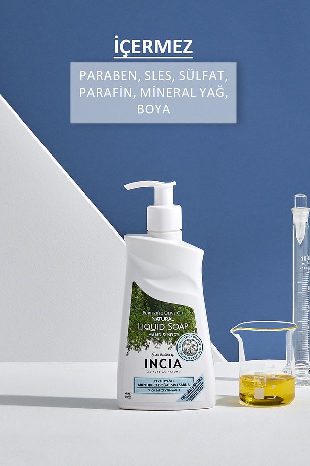 %100 Doğal Sıvı Kastil Sabunu Arındırıcı Zeytinyağlı 10 Bitkisel Değerli Yağ Vegan 250 ml - 3