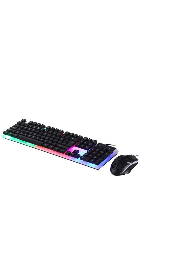 Oyuncu Rgb Işıklı Kablolu Q Klavye mouse set - 2