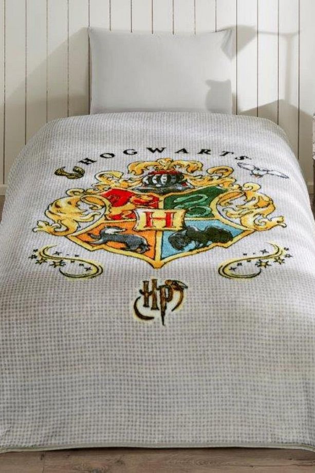 Harry Potter Hogwarts Magic Tek Kişilik Battaniye Lisanslı - 3
