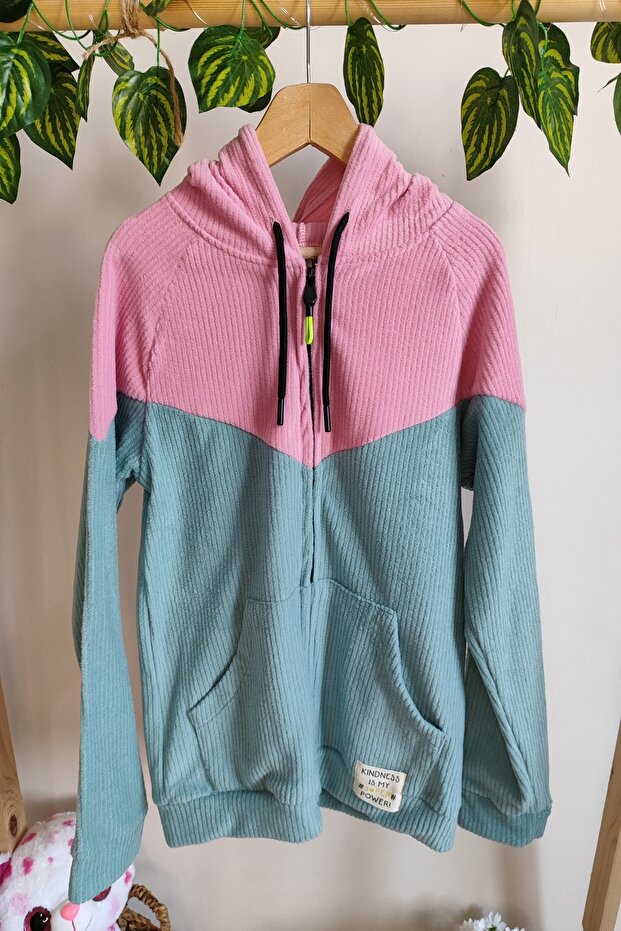 POLAR HOODED ZIPPERED TRACKSUIT TOP