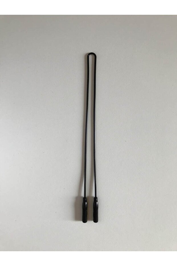 Black Silicone Glasses String Eraser 2 Pieces