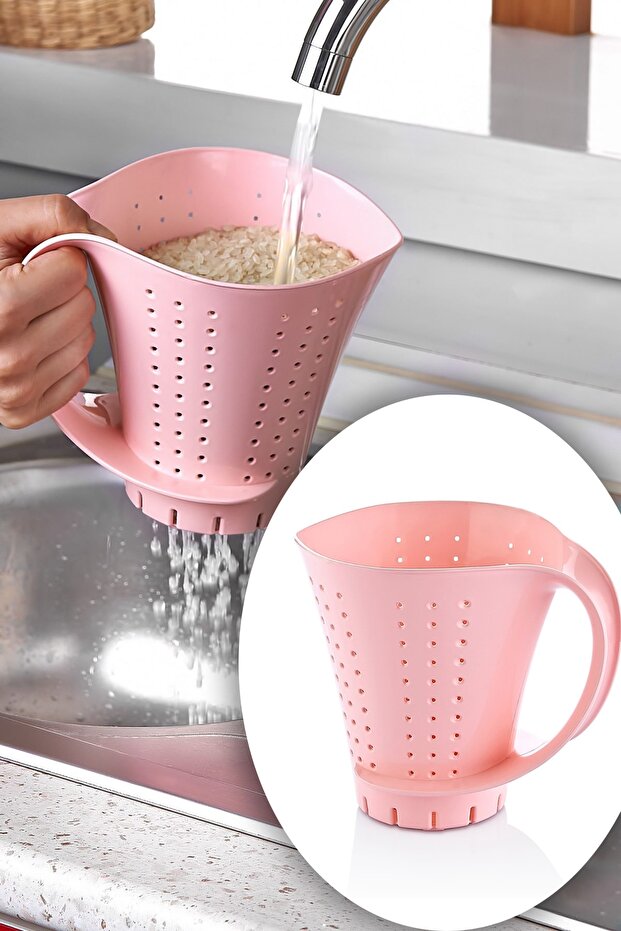 Jug Shaped Rice Strainer