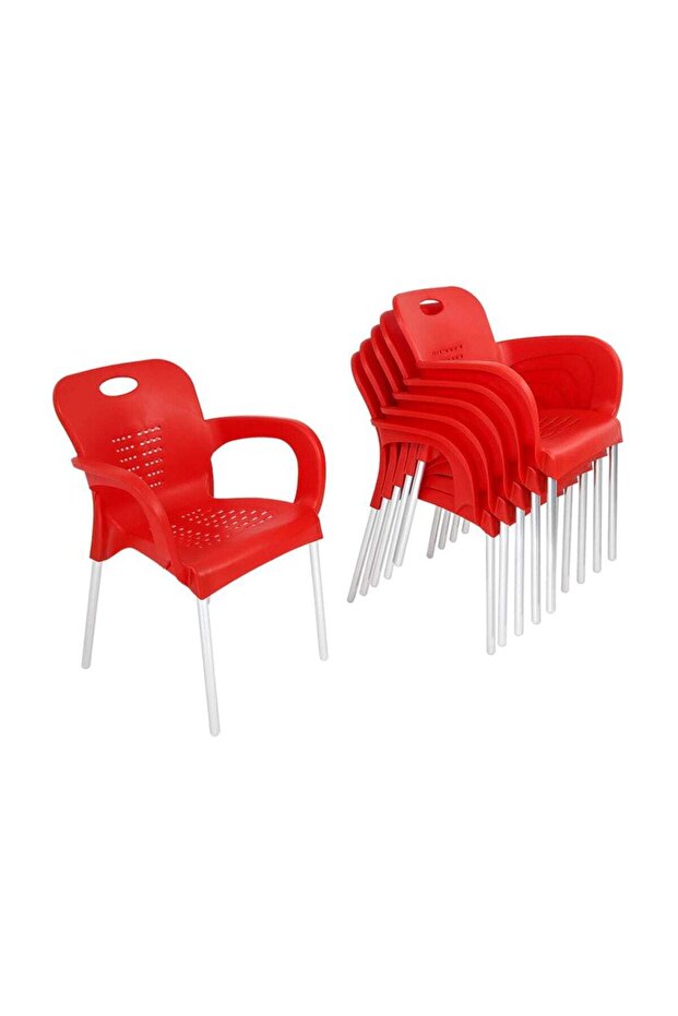 Nil Kollu Sandalye (6 Adet) - 1