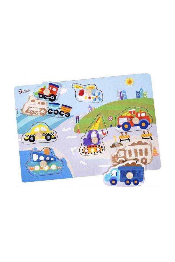 Ahşap Trafik Yapboz / - 1