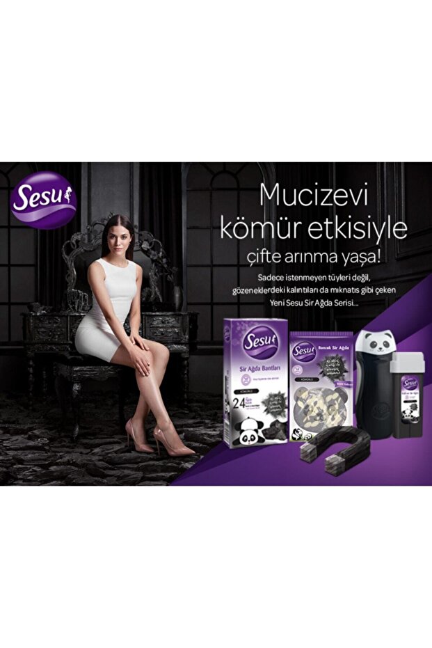Inci Boncuk Sir Ağda Kömürlü 250ml+depirol 800ml Sir Ağda Makinesi Seti - 2