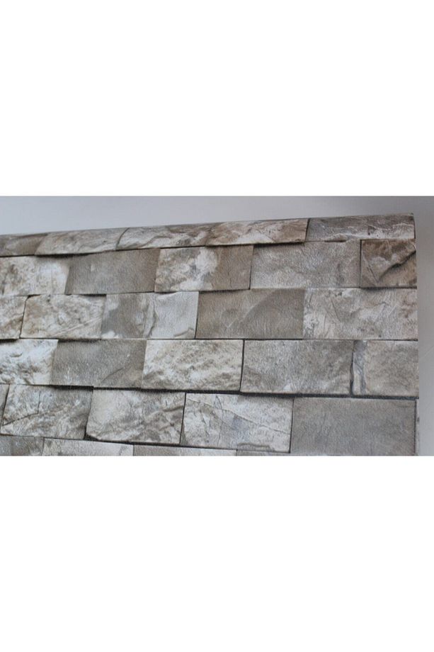 Zümrüt Patlatma Taş Desenli Duvar Kağıdı - 4