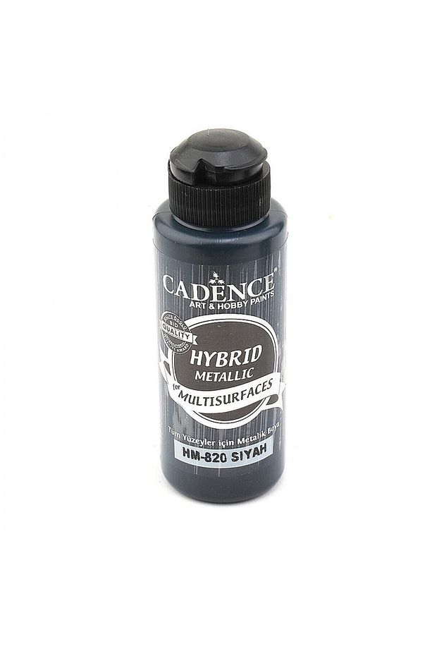 Cadence Multisurface Hibrit Metalik Boya 120 ml - Siyah Hm820 - 1