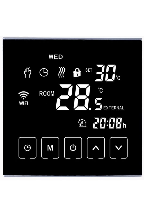 Yerden Isıtma Sistemleri Ankastre Oda Termostatı Cep Telefonu İle Kontrol - 1