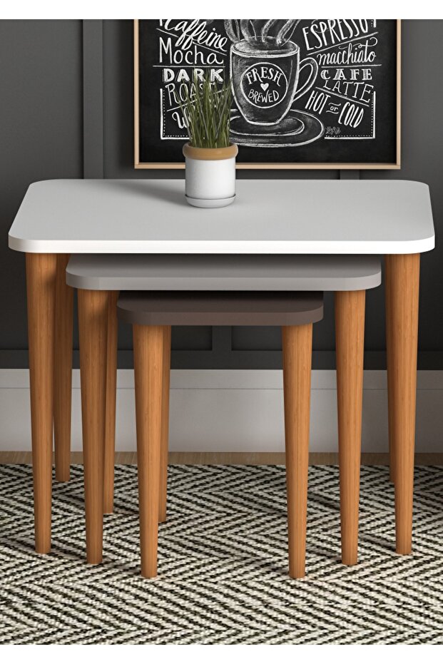 3'lü Zigon Sehpa - 3