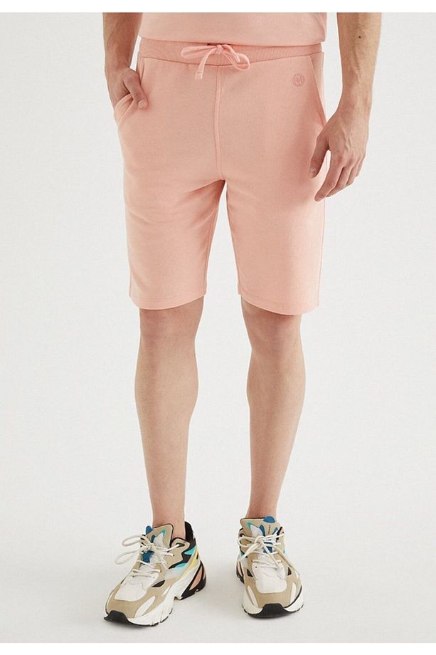 Erkek Pembe Regular Fit Şort Core - 3