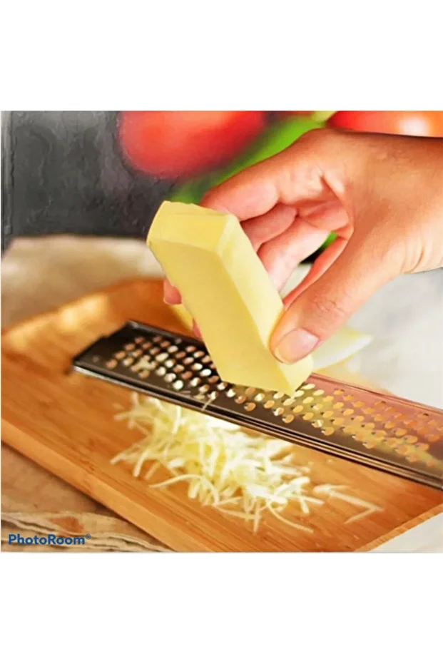 Long Lemon and Garlic Grater with Colored Handle - 1