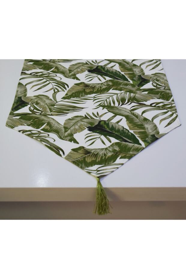 عداء منقوش بأوراق الشجر مقاس 45x150 سم - 2