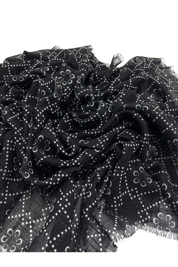 10'lu Set Karışık Desen Flamlı Pamuklu Yazma Eşarp 100x100cm Leopar Zebra Etnik Geometrik Hediyelik - 4