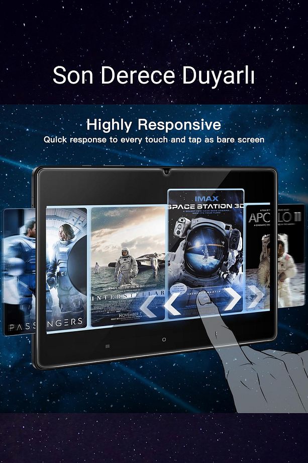 Galaxy Tab A9+ / A9 Plus 11 inç 2023 Uyumlu Gerçek Kağıt Özellikli Paper Like Ekran Koruyucu - 5