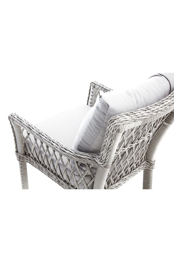 Polo Rattan Bahçe Oturma Grubu(2 1 1 M)- Gri Renk - 7