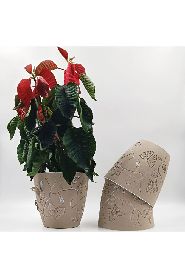 3D saksı 5,30 lt (3 adet set) - 1