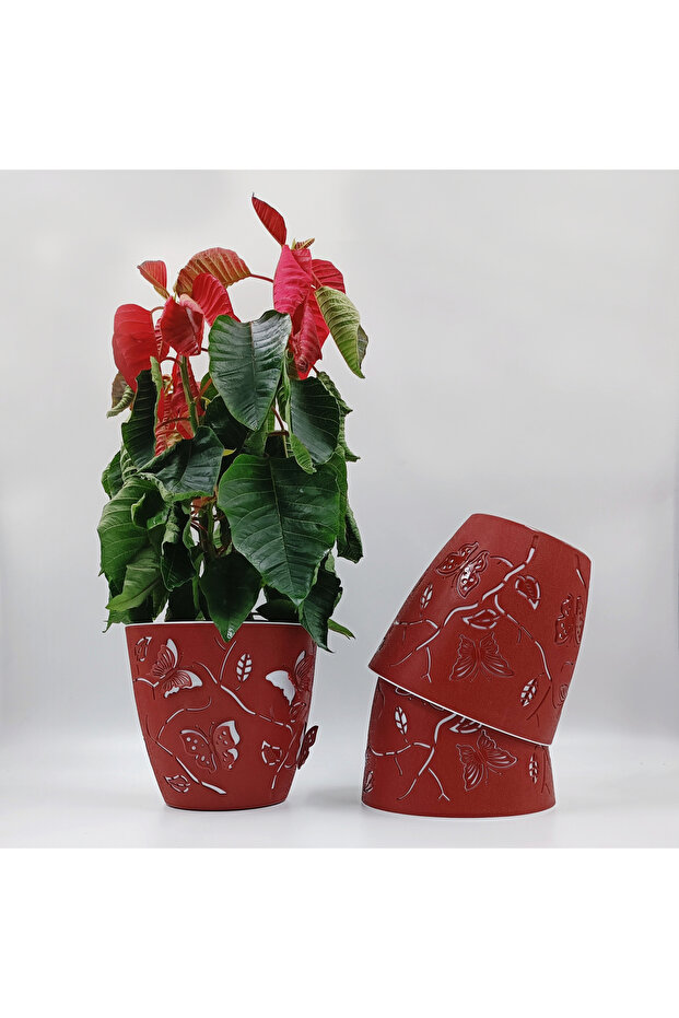 3D saksı 5,30 lt (3 adet set) - 1