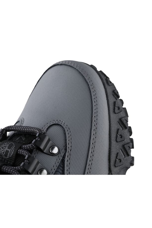 Mid Lace Up Waterproof Hiking Boot Erkek Trekking Bot Ve Ayakkabısı TB0A67BG0331 Gri - 6