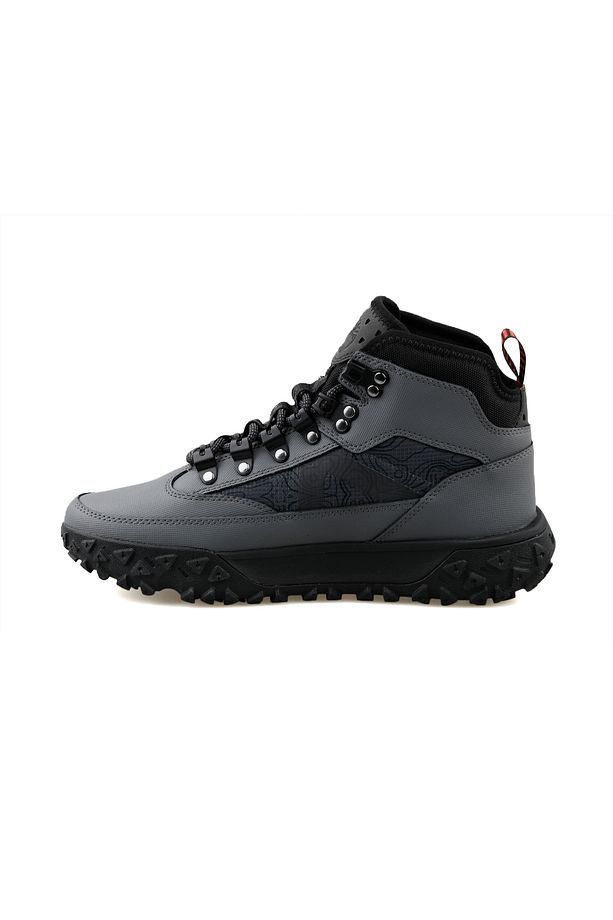 Mid Lace Up Waterproof Hiking Boot Erkek Trekking Bot Ve Ayakkabısı TB0A67BG0331 Gri - 3