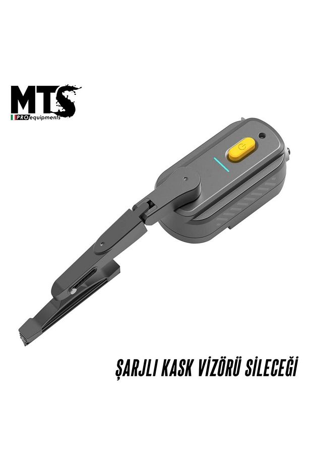 Motorsiklet Kask Cam Sileceği ( Usb Ve Şarjlı ) - 3
